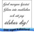 Ditt eget Kakelord
