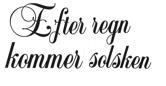 Efter regn kommer solsken - klassisk