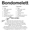 Bondomelett