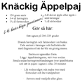 Knäckig äppelpaj