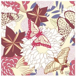 Kakeldekor - Kakeldekor Självhäftande - Blommor & fjärilar Rosa Kakeldekor