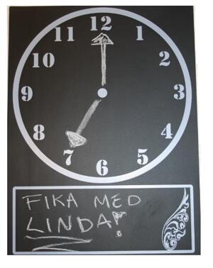 Väggdekor - Griffeldekor - Påminnelsetavla