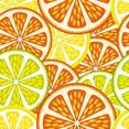 Fräscha Citrusfrukter Kakeldekor
