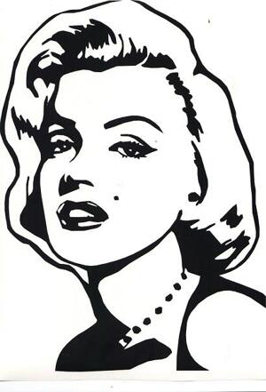 Väggdekor - Kändisar - Marilyn Monroe