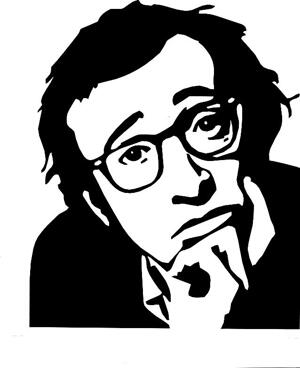 Väggdekor - Kändisar - Woody Allen
