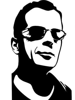 Väggdekor - Kändisar - Bruce Willis