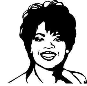 Väggdekor - Kändisar - Oprah Winfrey