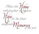 Bless this home with...