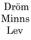 Dröm, minns, lev Kursiv - bild 2