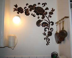 Väggdekor - Tryckta dekorer - Ornament Blommor