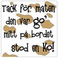 Tack för maten Kakelord